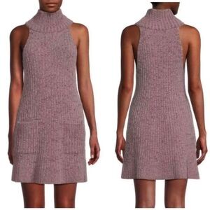 Free People Claude Mini Dress Brandy Wine Combo Women's Size Large